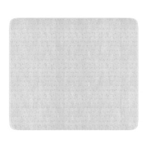 White Circle Sequins Sparkle Shiny Shimmer Glitter Cutting Board