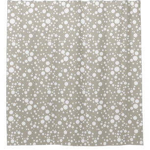 white circles champagne \ polka dots