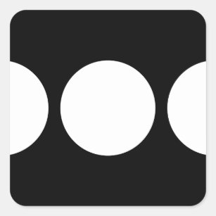Black And White Circles Stickers | Zazzle CA