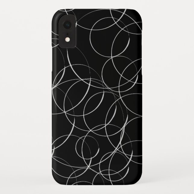 White circles pattern Case-Mate iPhone case (Back)