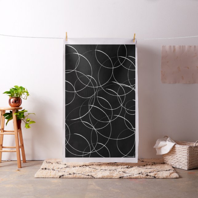 White circles pattern fabric (In Situ)