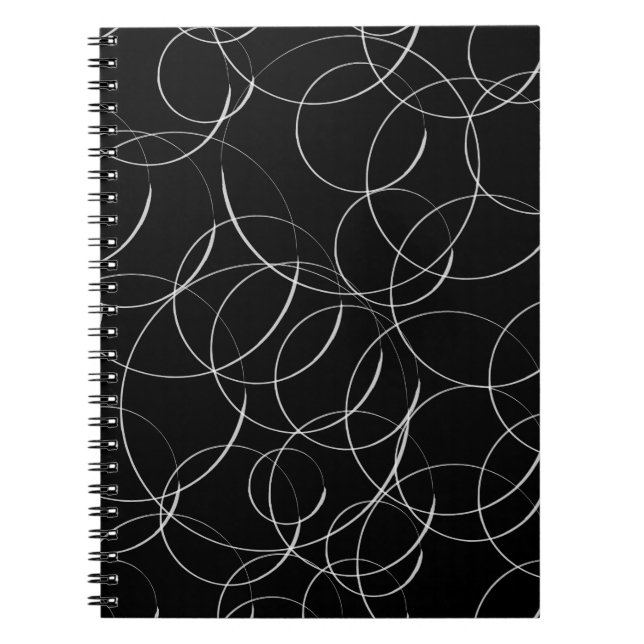 White circles pattern notebook (Front)