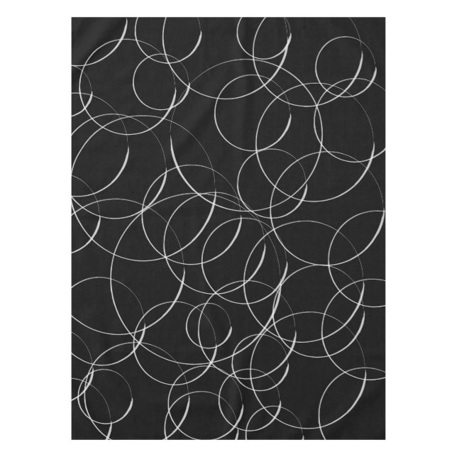 White circles pattern tablecloth (Front)