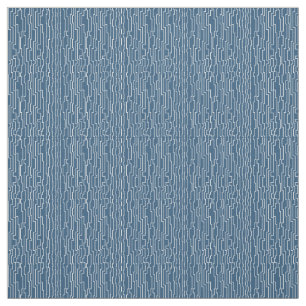 White Circuit Lines Fabric