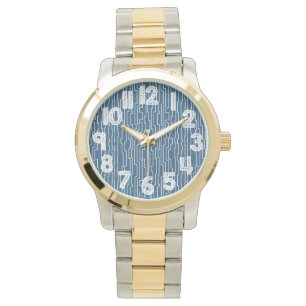 White Circuit Lines  Watch