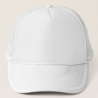 White Classic Plain And Simple Solid Colour Trucker Hat
