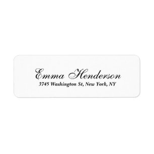 White Classical Professional Elegant Script Text