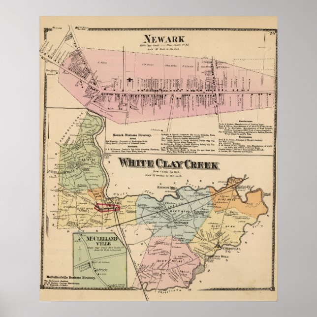 White Clay Creek, Newark Poster (Front)