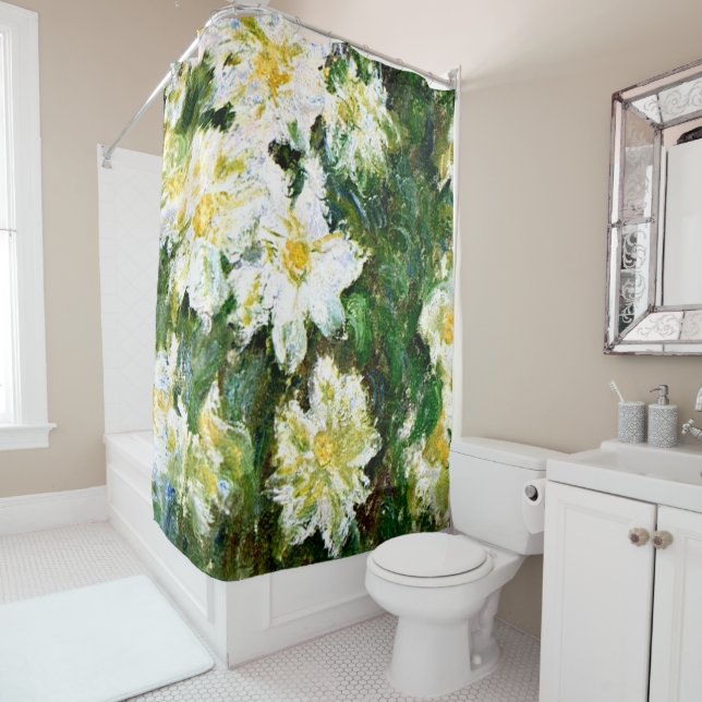 White Clematis by Claude Monet (In Situ)