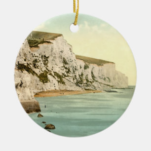 White Cliffs of Dover, Kent, England Ceramic Ornament