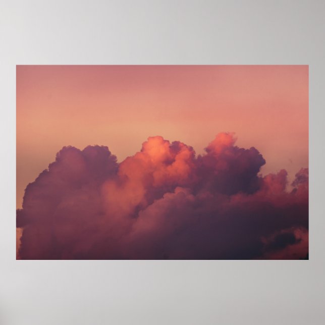 WHITE CLOUDS AND BLUE SKY POSTER (Front)