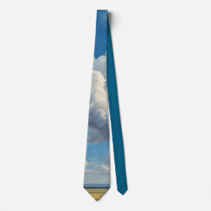 White Clouds and Clear Blue Sky Tie