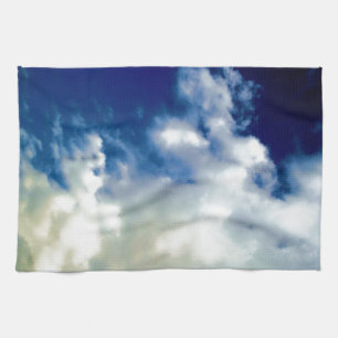 White Clouds & Blue Sky Kitchen Towel
