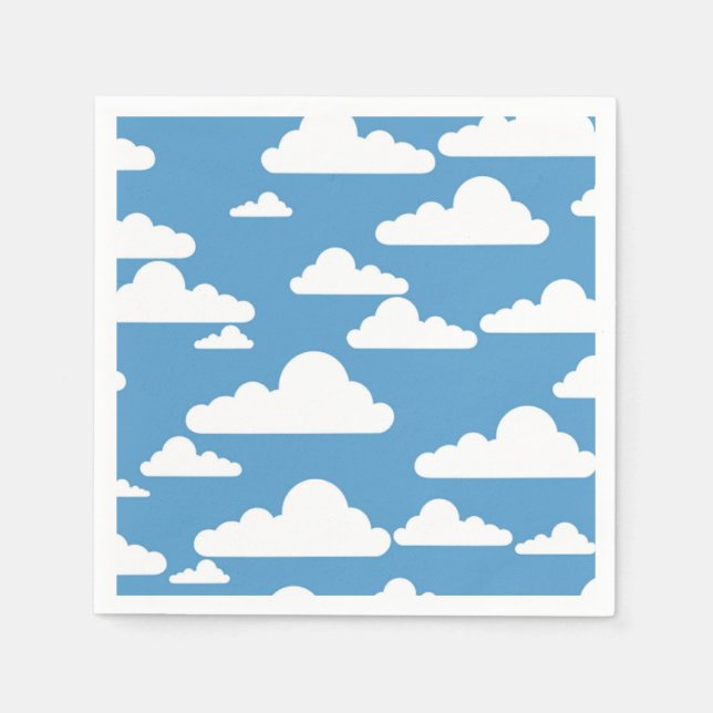 WHITE CLOUDS NAPKIN (Front)