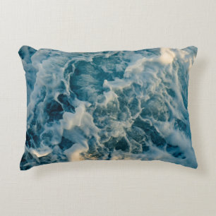 WHITE CLOUDS ON BLUE SKY ACCENT PILLOW