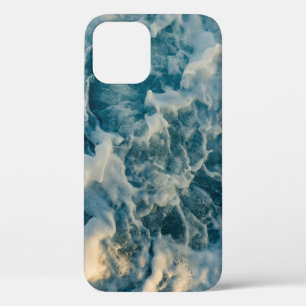 WHITE CLOUDS ON BLUE SKY iPhone 12 CASE