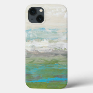 White Clouds Overlooking Beautiful Landscape iPhone 13 Case
