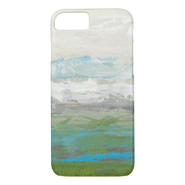 White Clouds Overlooking Beautiful Landscape Case-Mate iPhone Case (Back)