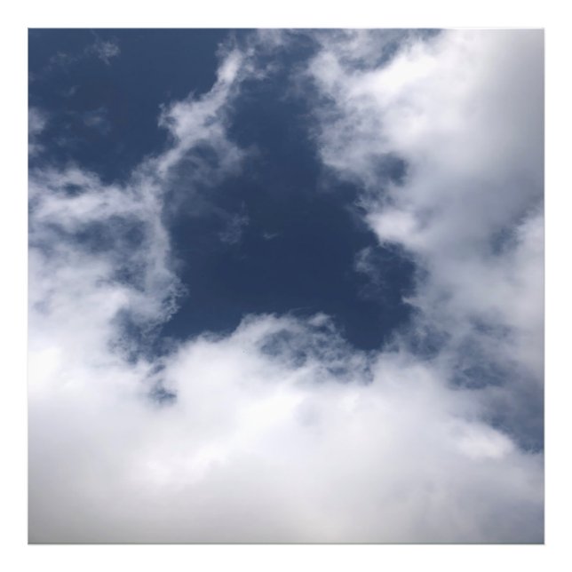 White Clouds Photo Enlargements (Front)