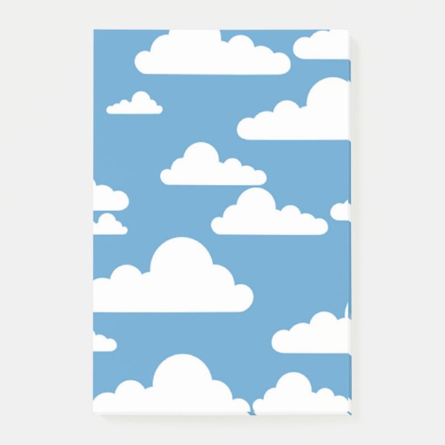 WHITE CLOUDS POST-IT NOTES (Front)