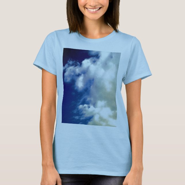 White Clouds & Sky T-Shirt (Front)