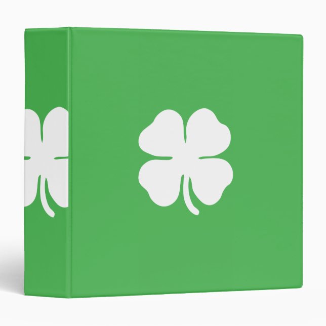 White Clover Leaf Binder (Front/Spine)