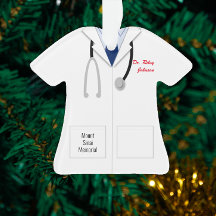 White Coat Blue Shirt Doctor Profession