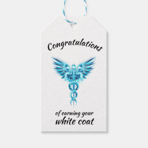 White Coat Ceremony Crystal Medical Gift Tags
