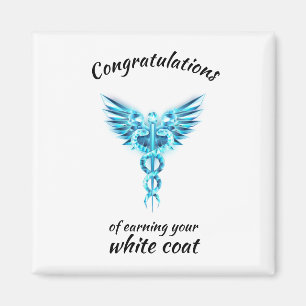 White Coat Ceremony Crystal Medical  Magnet