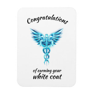 White Coat Ceremony Crystal Medical  Magnet