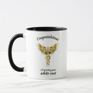 White Coat Ceremony Gold Medical  Mug