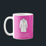 White Coat Ceremony Keepsake Physician Assistant Coffee Mug<br><div class="desc">Elegant Doctor Physician Assistant White Coat Ceremony Monogrammed to celebrate and honour a physician or doctor in training. Stylish memory keepsake to honour someone a rite of passage where the Hippocratic Oath is recited at they the medical profession. Features a doctors coat, name, date and field of medical work. Wonderful...</div>