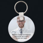 White Coat Ceremony Medical Photo  Keychain<br><div class="desc">White coat ceremony keychain with name,  class,  and date.  Add your special photo to make it a keepsake.</div>