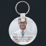White Coat Ceremony Medical Photo  Keychain<br><div class="desc">White coat ceremony keychain with name,  class,  and date.  Add your special photo to make it a keepsake.</div>