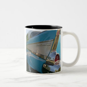 White Coffee Mug with 57 Chevy