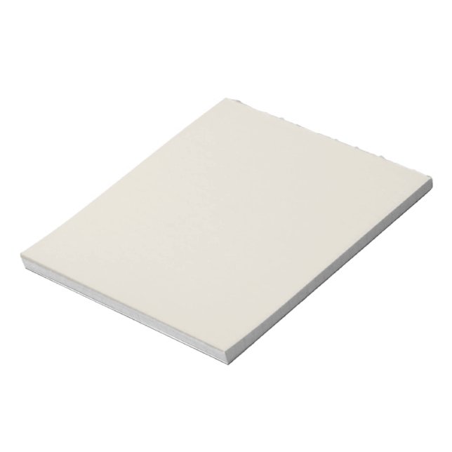 White Coffee Solid Colour Notepad (Rotated)