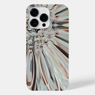 White Colour Abstract Flower iPhone 14 Pro Max Case