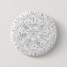 White Complete Sigillum Dei Aemeth Pin