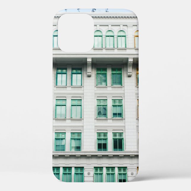 WHITE CONCRETE BUILDING-3 Case-Mate iPhone CASE (Back)