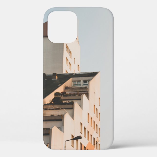 WHITE CONCRETE BUILDING Case-Mate iPhone CASE (Back)