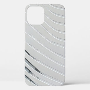 White concrete building wall iPhone 12 case