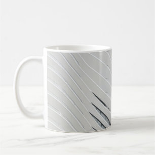 White concrete building wall coffee mug