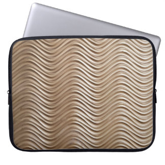 White concrete high-rise building laptop sleeve