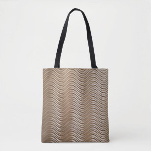 White concrete high-rise building tote bag