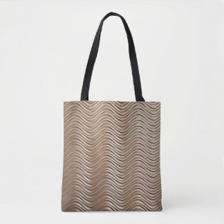 White concrete high-rise building tote bag