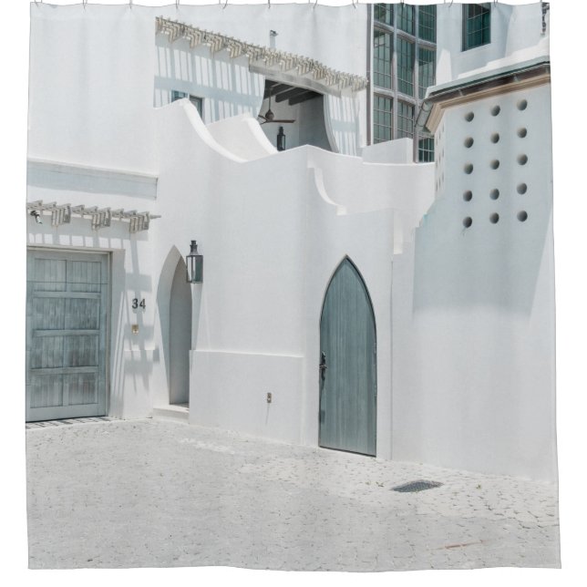 White concrete house (Front)