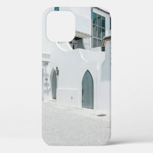 White concrete house iPhone 12 case