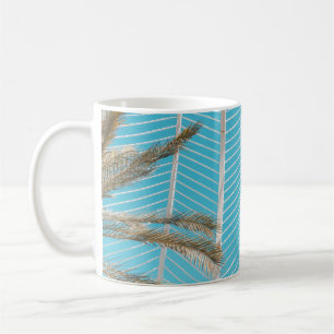White concrete structure in the morning photo coffee mug