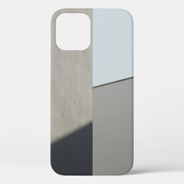 White concrete wall in the morning Case-Mate iPhone case (Back)