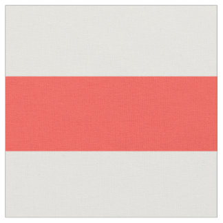 White Coral Stripes Pattern {pick your color} Fabric